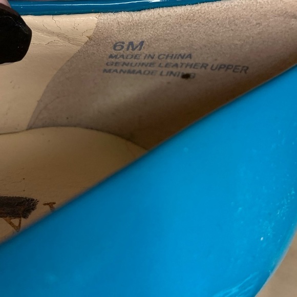 Talbot TEAL AND CORE WITH METALLIC ACCENT HEELS SIZE 6 - Picture 9 of 9